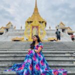 sai Dhanya Instagram - Thailand series with a pretty dress from @_gina_couture #dress #rainbow #style #woman