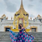 sai Dhanya Instagram - Thailand series with a pretty dress from @_gina_couture #dress #rainbow #style #woman