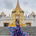 sai Dhanya Instagram - Thailand series with a pretty dress from @_gina_couture #dress #rainbow #style #woman