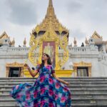sai Dhanya Instagram - Thailand series with a pretty dress from @_gina_couture #dress #rainbow #style #woman