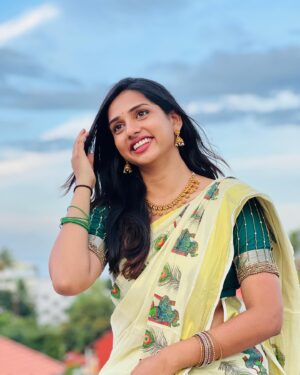 sai Dhanya Instagram - Some onam vibes 

#keralasaree #kerala #onam #biggboss #saree #traditional