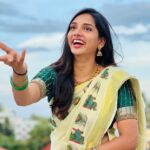 sai Dhanya Instagram - Some onam vibes #keralasaree #kerala #onam #biggboss #saree #traditional