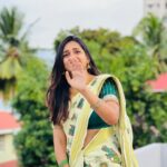 sai Dhanya Instagram - Some onam vibes #keralasaree #kerala #onam #biggboss #saree #traditional