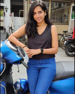 sai Dhanya Instagram - Every first is precious especially when it is your hard earned money. And these are my first my first international trip, my car , my scooter , my bike , my first job , my first iPhone and my first degree , my first banner at kamala. thankful to god for that ✨

 @sonymusic_south 

@kavin.0431 @elan.offl @itsyuvan @riseeastentertainment @svccofficial 

#TheStarInMaking #Star