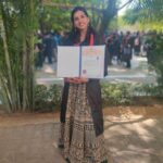 sai Dhanya Instagram - Every first is precious especially when it is your hard earned money. And these are my first my first international trip, my car , my scooter , my bike , my first job , my first iPhone and my first degree , my first banner at kamala. thankful to god for that ✨ @sonymusic_south @kavin.0431 @elan.offl @itsyuvan @riseeastentertainment @svccofficial #TheStarInMaking #Star