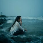 sai Dhanya Instagram - And now that i am lost I feel every little thing on this earth. @dhan__yaa . . #beach #lost #aesthetic