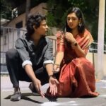 sai Dhanya Instagram - Tag tat friend 😂 Happy Diwali ✨ W/ @dhan__yaa 🎥 @vicky_swagz Saree from @house_of_shrisha . . . #reels #reelsinstagram #reelitfeelit #comedy #funny #relatable #friends #cokeboys #boyswillbeboys #diwali #content #instamood #instafashion #instalike #instadaily