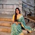sree priya Instagram - 🫶✨ Saree with stritched blouse by @swapnaboutique quality 💯