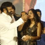 sree priya Instagram - 10years to this massive hit #legend🔥 #re-release event Ps : had a super duper conversation vth balayya babu garu yesterday for almst 3hrs @dinner .. how humble & sweetest he was 🥰 memories locked 🔒 we love you babu garu & u r unstoppable #jaybalayya ♥️ Boyapati srinu sir..this happend all bcoz u .. thnx for the first opprtunity in a huge prjct .. foreva grtful 🤗 Team legend stays in my heart foreva🫶 Outfit : @by_muladhara Hair : @kavitharao_makeupartist
