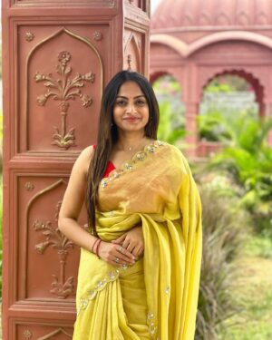 sree priya Instagram - ✨

Saree: @swapnaboutique