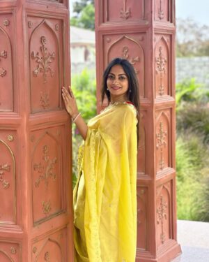 sree priya Instagram - ✨

Saree: @swapnaboutique