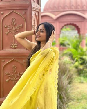 sree priya Instagram - ✨

Saree: @swapnaboutique