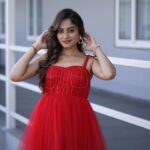sree priya Instagram - ✨ Wearing @vasree_couture Show : @etvdheeofficial Photography : @ravi_cross_clickx