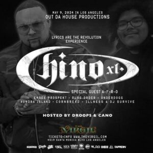 A-F-R-O Instagram - 🚨TICKET GIVE AWAY!!! 🚨 

This Thursday!! - MAY 9th - @chinoxl & @allflowsofficial   Special Guests LIVE at @thevirgilbar in #LosAngeles 😎🎤🔥 

RULES FOR TICKET GIVEAWAY: 

1. Tag @ three people in the comment section  ✅️ 

2. Repost in your story to automatically enter  giveaway ✅️ 

3. Winner will be Announced Tomorrow Morning, the day of show 👍 Good Luck 😉

TICKETS ALSO AVAILABLE at: 📍@gcssantaana
📍@trueschoolbarbershop 📍@the_elements_shop & 🔗 TheVirgil.com 👈 

#chinoxl #chino #xl #afro #allflowsreachout #323 #nocomplex #creep #code #829 #alphabetical #la #algorithm #hiphop #rap #underground #freestyle #outdahouse #alwayzworking #oc #ie #310 #dtla