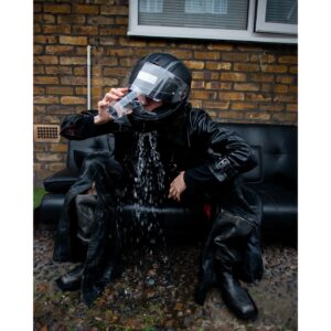 A. G. Cook Instagram - Spilling water on my laptop is my ultimate nightmare, so couldn’t resist this therapeutic shoot for the @kingkongmagazine liquid issue 💧 Available to pre-order now, featuring my conversation with @ghostwoodfox 💧 Photos @maxcgranger 💧 Creative   styling @daliah.spiegel 💧 Make up @koseikitada 💧 Hair @mthr0905 💧 Prop styling @gracesnellock 🚱