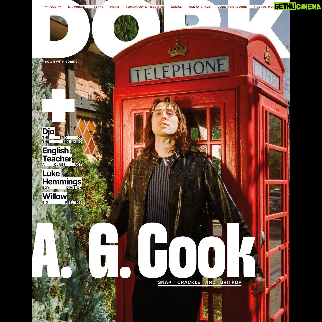 A. G. Cook - 7.2K Likes - The ultimate Britpop dork 📞 Cover feature for @readdork 📞 Photos by @strange.victory 📞 Styled by @shigecki @sofiashowandtell 📞 One of LA’s finest red telephone boxes ❤️🔥