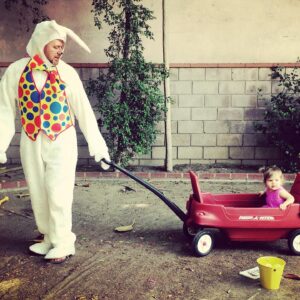 A.J. Buckley Instagram - Happy Easter where ever you are !! 

#Faith #Family #FunTimes #FurryAnimal #WordsThatStartWithF