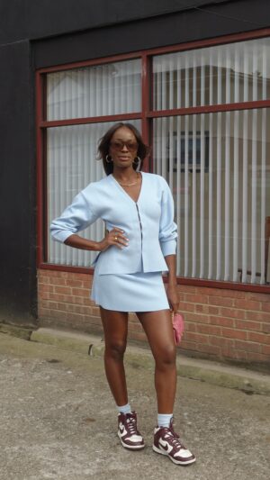 AJ Odudu Instagram - It’s giving church girl with a kick 👟😇