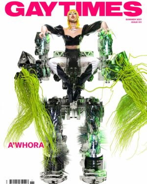A'Whora Instagram - Happy 40th anniversary @gaytimes 💕

 thank you for always keeping a queer community together through your sharing of art, love and of course endless gay parties!! for years you celebrate US and today we celebrate YOU! 🏳️‍🌈 

Throwback to covering the issue with the most amazing team! Love you all endlessly for this pinch me dream moment