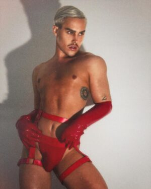 A'Whora Instagram - always be a savage on Valentine’s Day! 💋  #savagexfenty 

Wear full men’s lingerie by @savagexfenty ❤️
#gifted