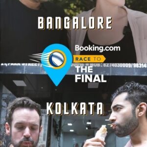 Aadar Malik Instagram - Unseen footage: they all had dahi cheeni for dessert. 🤞 

Day 1 of the race was full of surprises! @thataadarguy and @simonfeilder explored the city of joy while @danishsait and @emily.acland soaked in the flavours of Bangalore before heading to their next destination. 

But the ultimate question is how do you roll: Mysore dosa or Kolkata wraps? Pick your choice. #HowzatBookingcom

#CWC23