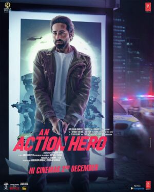 Aanand L. Rai Instagram - Ladne ki acting karte karte,
Ab banega yeh asli action hero!
Miliye An Action Hero se! 💪🏻

Trailer out on 11th Nov 2022

#AnActionHero coming to cinemas near you on 2nd Dec 2022

@ayushmannk @iyer.Anirudh #BhushanKumar @jaideepahlawat #KrishanKumar @neeraj.yadav911 @kanupriyaaiyer @tseriesfilms @tseries.official @shivchanana @neeraj_madhav @cypplofficial @castingchhabra
