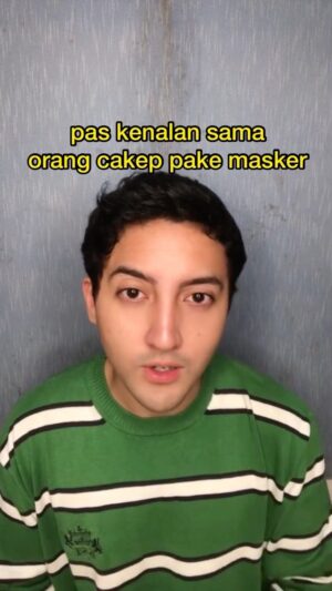 Aaron Ashab Instagram - masker ditarik, asam lambungku naik. 
ib: @triarona