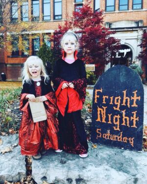 Aaron Ashmore Instagram - Happy Halloween Blood Bags! From the Ashmore family. (This was the kids idea by the way). 🧛‍♀️🧛