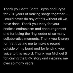 Aaron Dessner Instagram - How Long Do You Think It’s Gonna Last?

Our new record is out now on @37d03d / @jagjaguwar

A collaborative album featuring contributions from so many friends.
