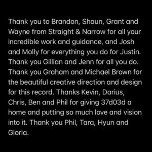 Aaron Dessner Instagram - How Long Do You Think It’s Gonna Last?

Our new record is out now on @37d03d / @jagjaguwar

A collaborative album featuring contributions from so many friends.