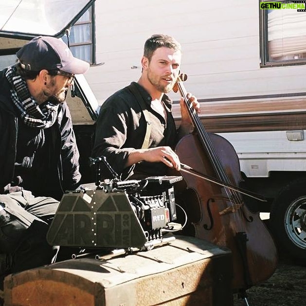 Aaron Marciniak - 166 Likes - What you’ve never seen a cowboy play a cello before? 🙃 I can’t decide if this is the strangest photo I’ve ever seen or the best photo I’ve ever seen. 🤔
On the set of @deadmenwestern showing on #amazonprime #redcinema @reddigitalcinema
