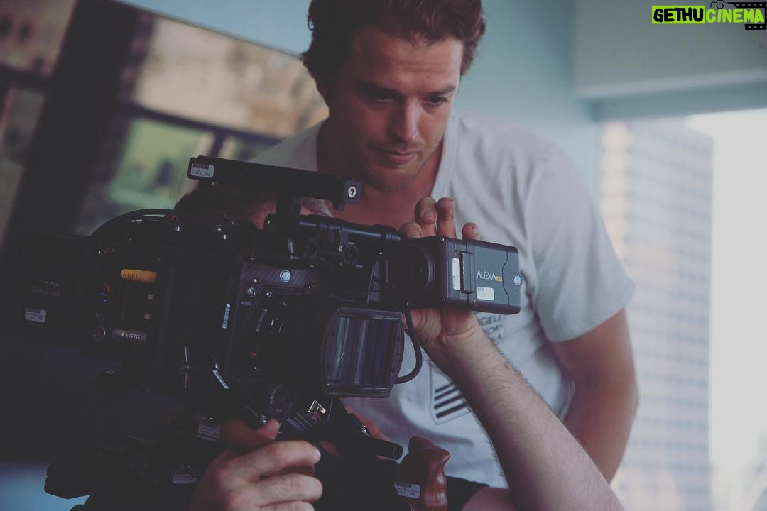 Aaron Marciniak - 581 Likes - BTS: thank you @jeffreyfuente for taking photos of the @cody_jay_music shoot starring @claurakiehl #alexa #lomoanamorphic #arri #musicvideo #director video link in my profile #gravitate