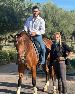 Aaron Pico Instagram - Thank you @catherine___reda for the lesson this morning. It is great to learn from people who share the same passion. Beautiful place and horses 🇲🇦