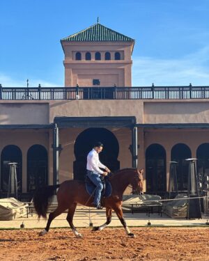 Aaron Pico Instagram - Thank you @catherine___reda for the lesson this morning. It is great to learn from people who share the same passion. Beautiful place and horses 🇲🇦