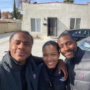 Aaron Toney Instagram - #tb with my champ of a Youngblood. Miss Nadia Lorencz @nadiaalorencz 💪🏾

I knew about Nadia threw my buddy David Warren @91divad. Nadia, David and Donnie are like the bestest of friends, so if you watch one of them and how driven they are, you can see how it’s rubbed off on all of them. That’s the key. Get you some friends that inspire you everyday, and you’ll never lose that spark. 

Thank you Nadia, for being open to all the ideas and methods that where thrown at you. I know I come with a very different bag of ideas but thank you for allowing me to work threw my process and being a pleasure to work with. Also thanks for helping to wrangle and organize action with us. Thank you for being one of my lovable goons, soldiers, and friends 🙏🏾

I appreciate you and really look forward to working with you in the future with whatever path you choose. I know you will be amazing, you also don’t know how to fail 👊🏾

Enjoy all the world has to offer and go forth and make your mark how you choose.
Love you fam ☺️ 

I know I said this before but again, congrats Black Panther, you did it! I’m so proud of you. 👏🏾👏🏾👏🏾

#stunts #action #marvel #poc #culture #blackpanther #shuri