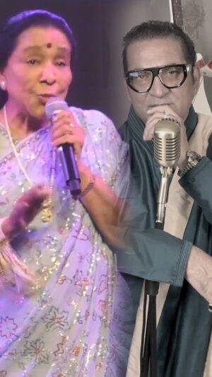 Abhijeet Bhattacharya Instagram - Tum hi sangeet ki kranti ho... Sangeet ki Asha, Asha ki Kiran... #ashabhosle Asha Bhosle 

#abhijeetunplugged 
#yehiwohjagahhai 
#ashabhosleji 
#lamusica 
#abhijeetfans 
#sangeetkidevi 
#bollywoodmusic 
#AbhijeetBhattacharya 
#BollywoodClassics