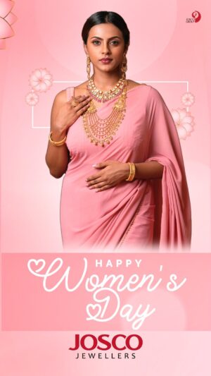 Abhirami Instagram - “Empowerment sparkles in every woman. Celebrating the strength, grace, and brilliance of women everywhere. Happy International Women’s Day from Josco Jewellers! 💎✨"
#WomenOfElegance #WomensDay2024
#JoscoJewellers