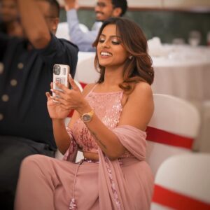 Abhirami Instagram - Cue the wedding bells 🍾
📷 : @sajasali.com_ 
👗 : @nocca__ 
MUA : @makeoversbyafroz