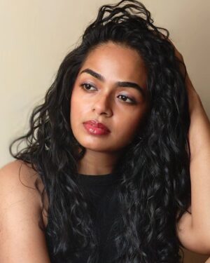 Abhirami Bose Instagram - Curly girl season is back 👩🏽‍🦱🖤