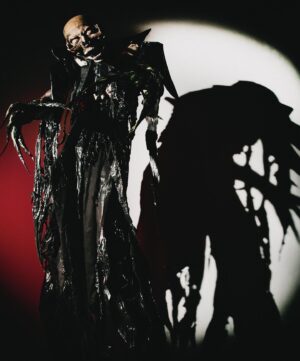 Abhora Instagram - Horror Icons: the TarMan

Photo by @s_h_u_r 
Silicone drips by @ghammer08 
Gloves by @ssikdesigns 

Thank you so much for following along and all your support. I hope you enjoyed my very limited run on @bouletbrothersdragula the TITANS season. In every way I feel like just that, a colossal force of nature unbending to the will of anyone! (And litterally here as I am towering on stilts) Go cheer on your favorite one on the finale special NEXT WEEK! Thank you to the @bouletbrothers for giving me a chance to show the world what I'm truly capable of and thank you @shudder for not cancelling us! BRAINZZZZZ