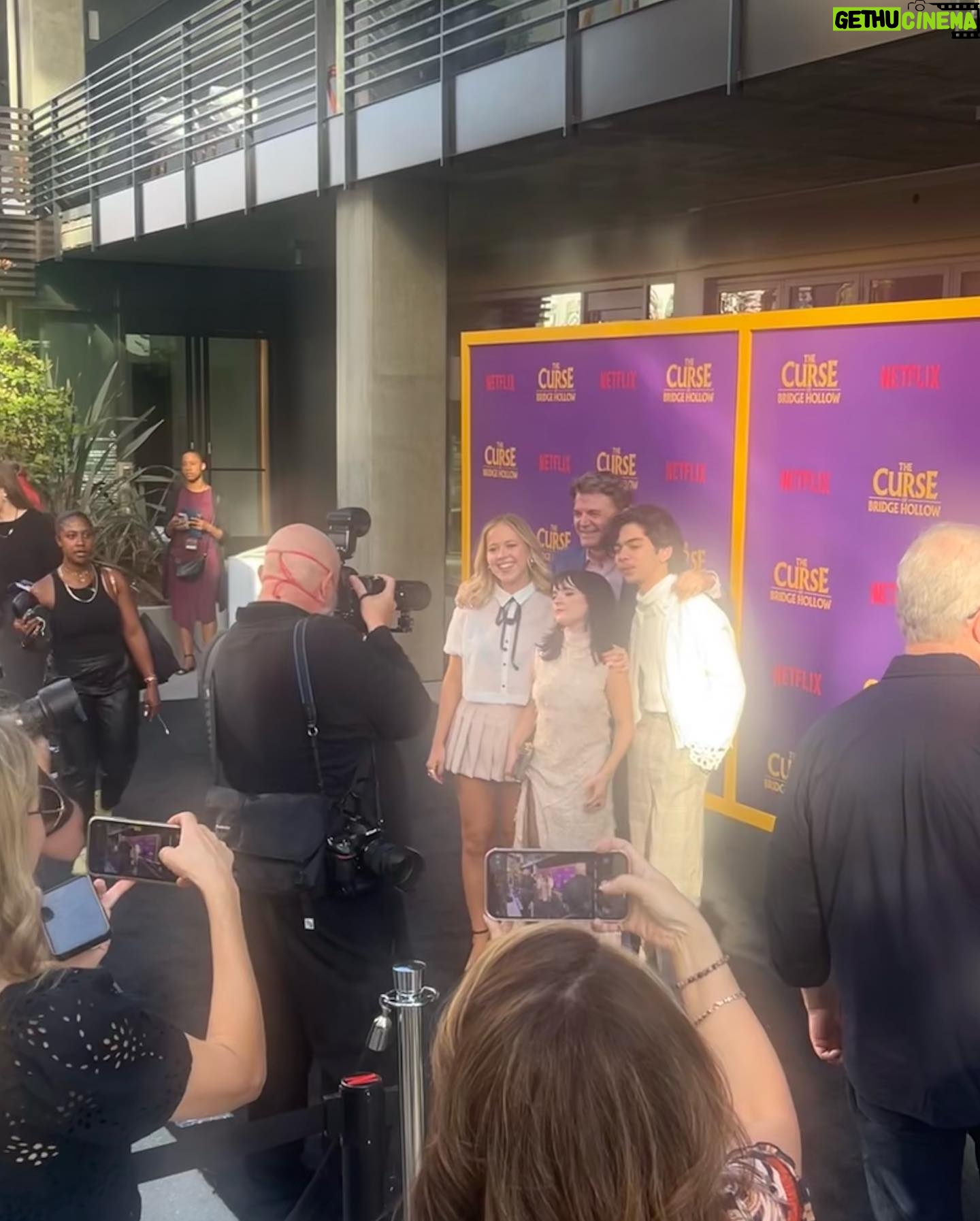 Abi Monterey - 2.8K Likes - Pics from the Curse of Bridge Hollow screening yesterday! Had the best time and got to bring my favorite people <3 Watch us on @netflix 10/14!