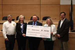 Abigail Spanberger Instagram - Today, I was excited to join Madison County officials and local leaders to celebrate $450,000 in federal funding I secured for the county! These funds will provide reliable radio equipment for use by law enforcement and first responders inside Madison County Public Schools.