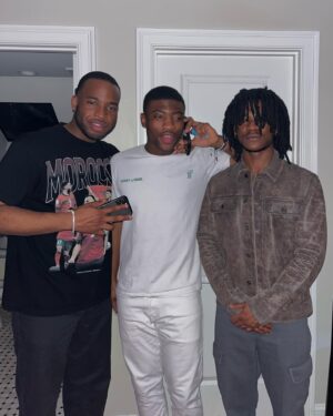 Abraham Attah Instagram - still w the 🥷🏿s that i grew beside