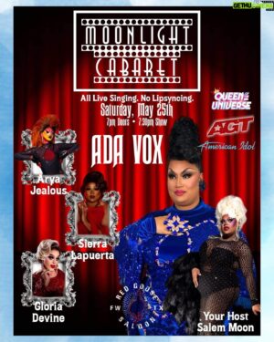 Ada Vox Instagram - Dallas, Tx! The diva is coming this weekend 🎙️🎶
3 shows in 2 days! Come see me while you can!