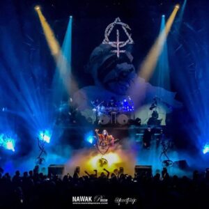 Adam Darski Instagram - I still haven’t entirely digested the greatness of this Parisian event… and today I’m switching to Dr. Jackyll Mr. Hyde mode and start a tour with @meandthatman … Anyways, take a minute and check some of these absolutely stunning shots by @nawakposse that perfectly capture the splendor of 33 OUTLIVING CHRIST concert!

I’m still blown away to say least. 

@behemothofficial