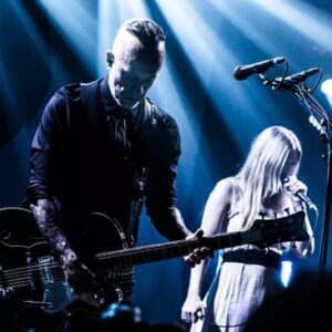 Adam Darski Instagram - It was magic last night. @meandthatman @myrkurmyrkur

@kasp81 for Gaffa