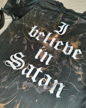 Adam Darski Instagram - Just got the sample of the newest @behemothofficial The Satanist all-over print design, with the first lines of the „Messe Noire” song written on the back. Let us know in the comments if you dig this one! Design by @black.lodge.is.now  @nergal69 @orion669 #inferno #seth #thesatanist #messenoire #behemoth