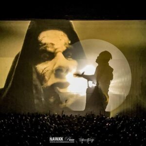 Adam Darski Instagram - I still haven’t entirely digested the greatness of this Parisian event… and today I’m switching to Dr. Jackyll Mr. Hyde mode and start a tour with @meandthatman … Anyways, take a minute and check some of these absolutely stunning shots by @nawakposse that perfectly capture the splendor of 33 OUTLIVING CHRIST concert!

I’m still blown away to say least. 

@behemothofficial
