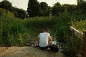 Adam DiMarco Instagram - camera test 🦢🦢🦢