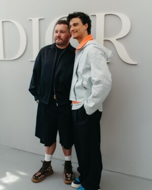 Adam DiMarco Instagram - la collection été 2024 et célébrer le 5t anniversaire de kim jones chez dior 🙇🏻‍♂️
